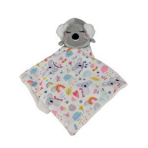 Smoochy Pals Koala Lovey 13" Baby Security Blanket Squishy Plush